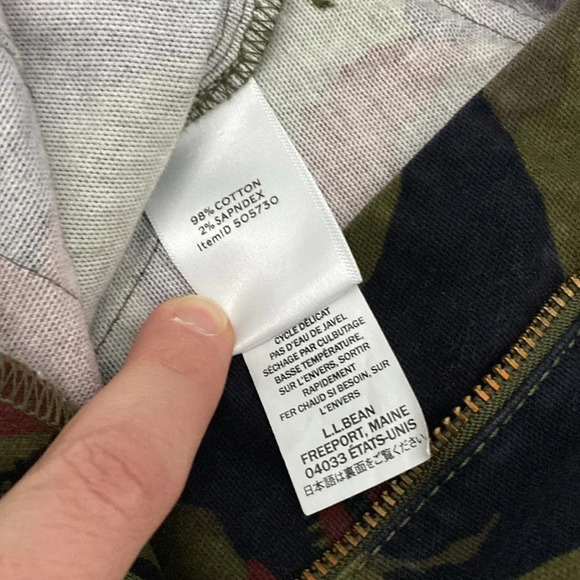 LL Bean, Woman’s Slim Utility Pants, Print Size 6 - Picture 4 of 5